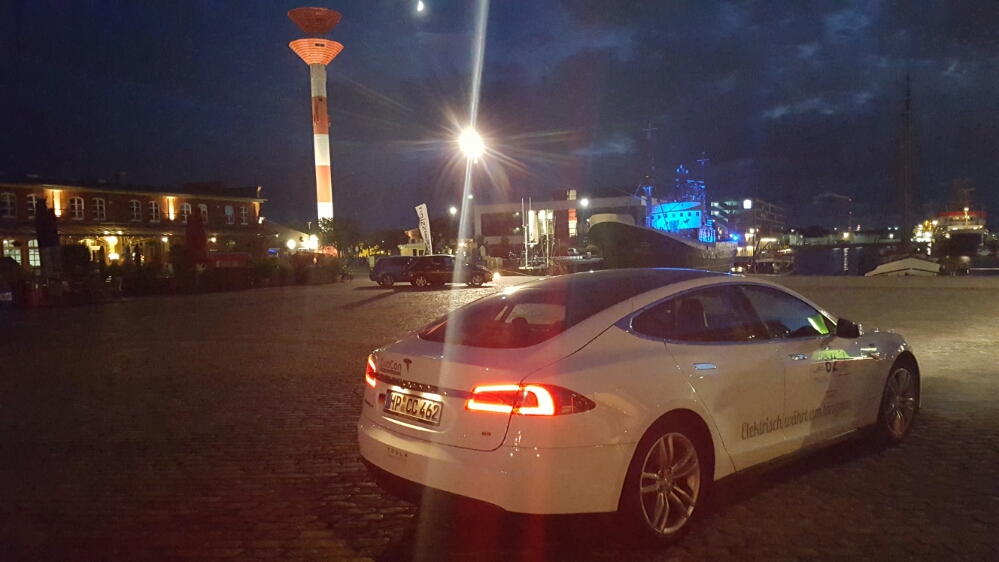 Bremerhaven bei Nacht